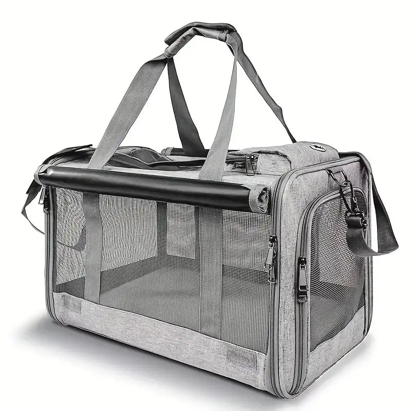 Cat Carrier | Soft-Sided Pet Carrier for Large and Medium Cats & Puppies | Durable, Spacious, Ventilated Design 8