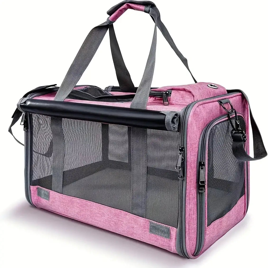 Cat Carrier | Soft-Sided Pet Carrier for Large and Medium Cats & Puppies | Durable, Spacious, Ventilated Design 9