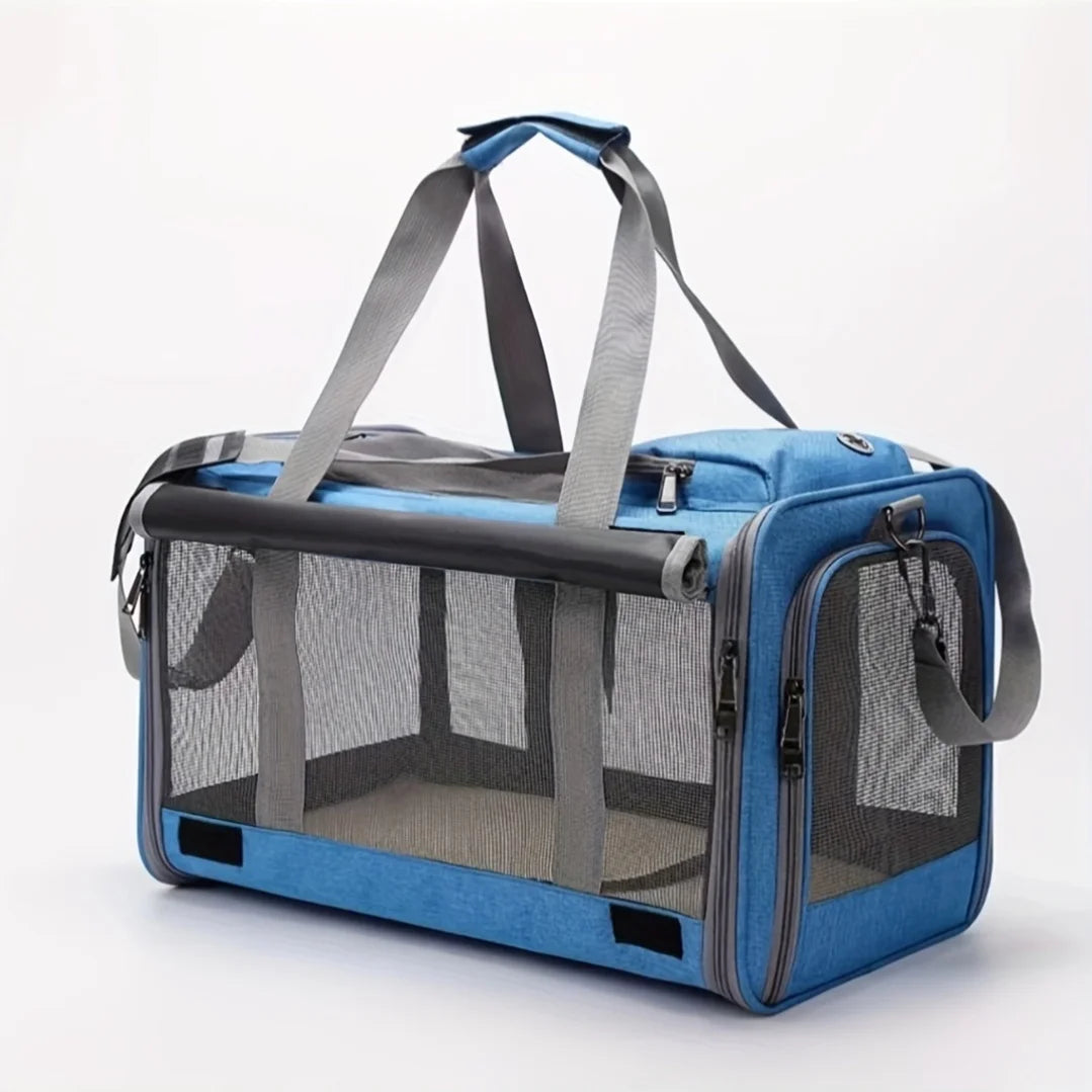 Cat Carrier | Soft-Sided Pet Carrier for Large and Medium Cats & Puppies | Durable, Spacious, Ventilated Design 0