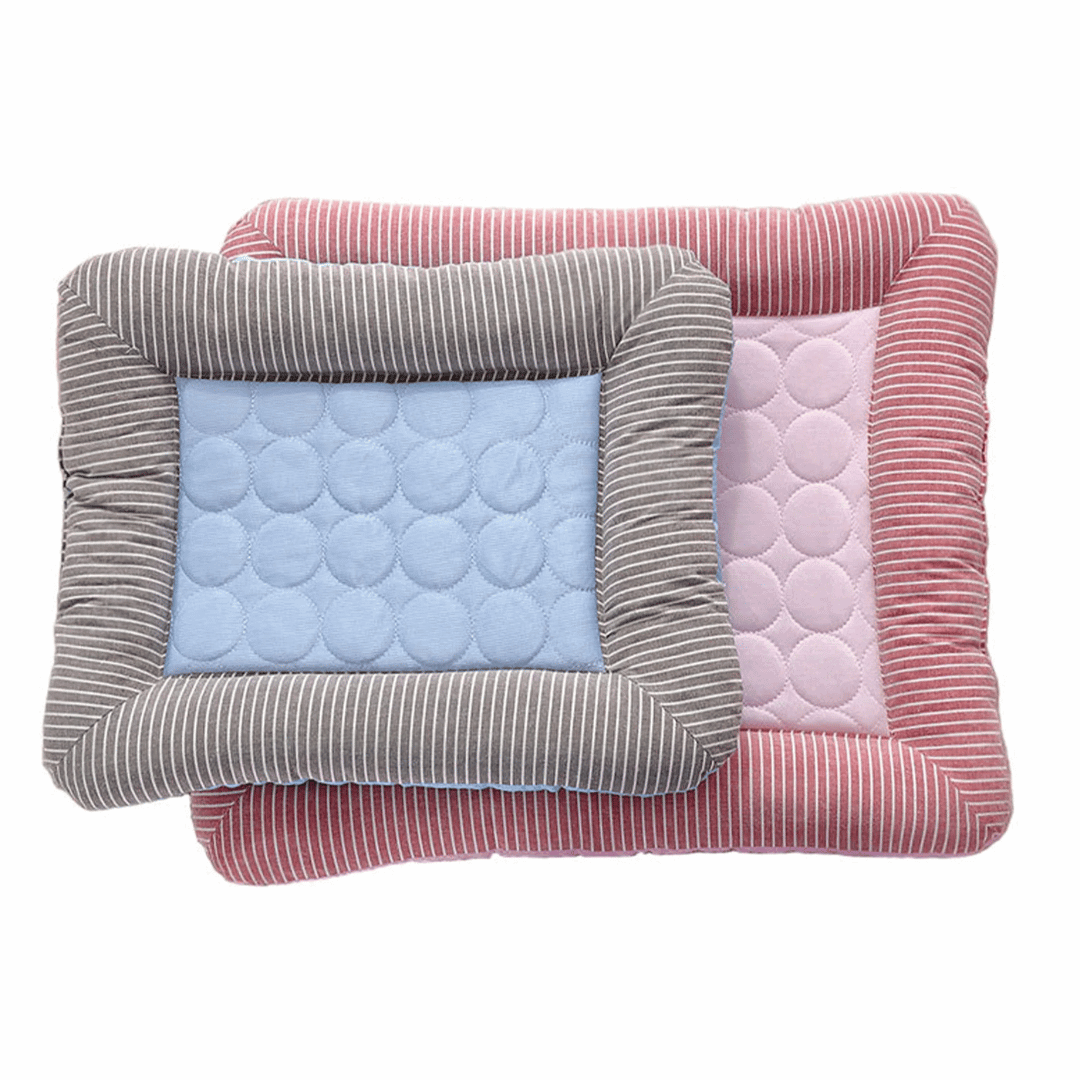 Cooling Dog Bed Cushion | Ice Silk Material | Non-Slip Design | Machine Washable Pet Bed for Summer Comfort 4