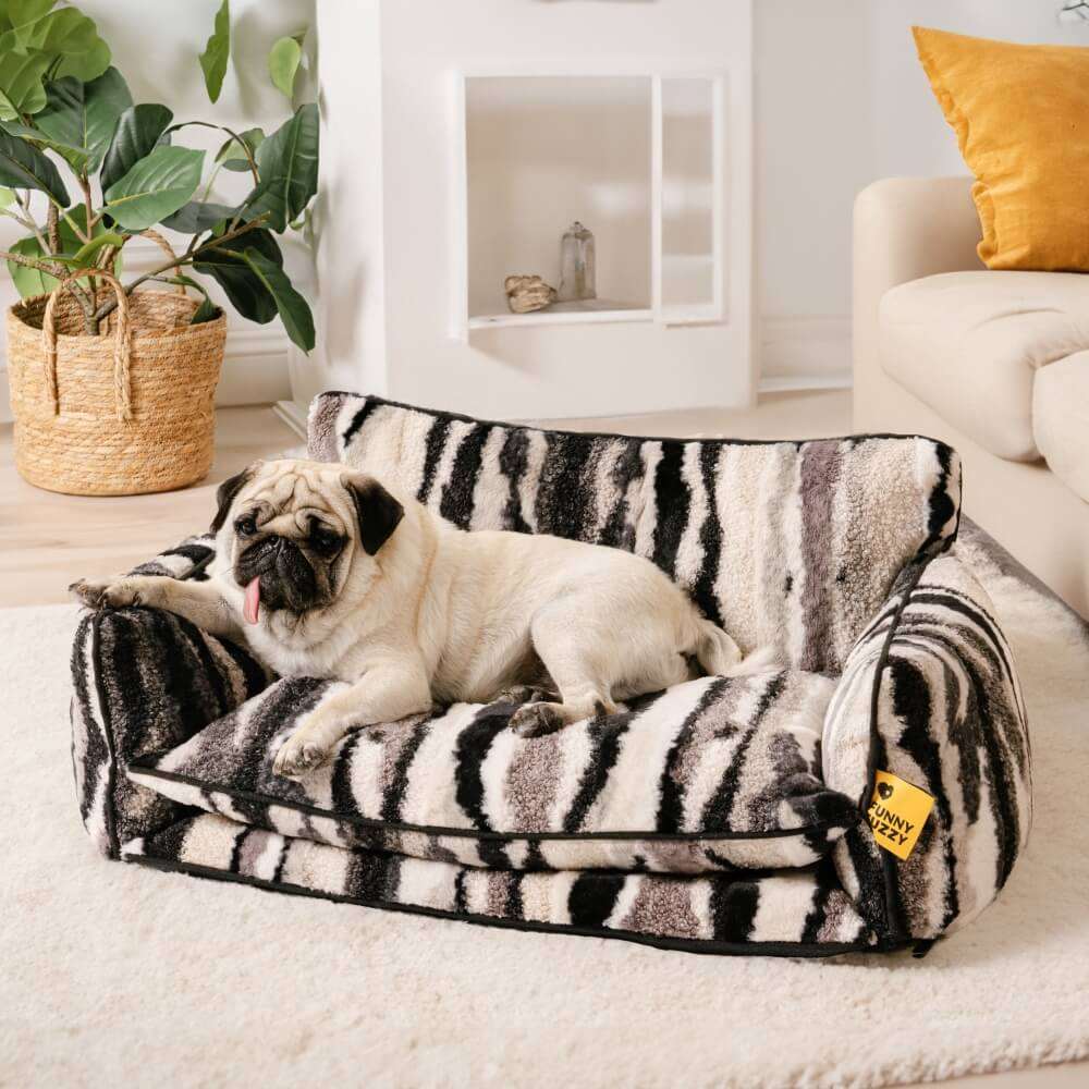 Dog Bed | Faux Lambswool Double Layer Sofa Bed | Cozy Comfort, Easy to Clean, Durable Design 12