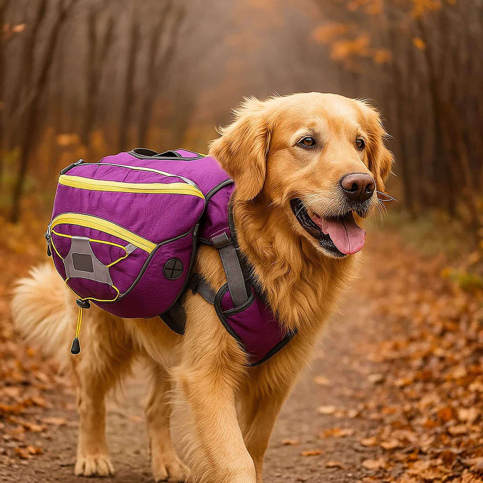 Dog Harness Backpack | Waterproof Design with Ergonomic Comfort for Small to Medium Dogs 2