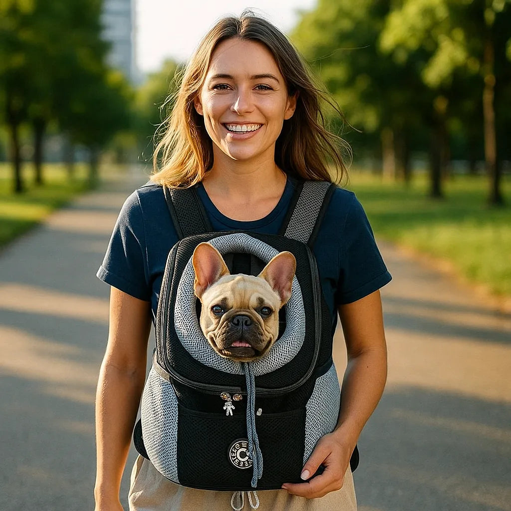Dog Backpack | Comfortable Dog Rucksack Carrier for Hiking with Adjustable Straps and Breathable Material 0
