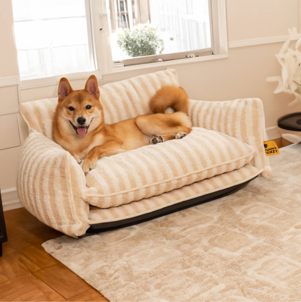Dog Bed | Faux Lambswool Double Layer Sofa Bed | Cozy Comfort, Easy to Clean, Durable Design 5