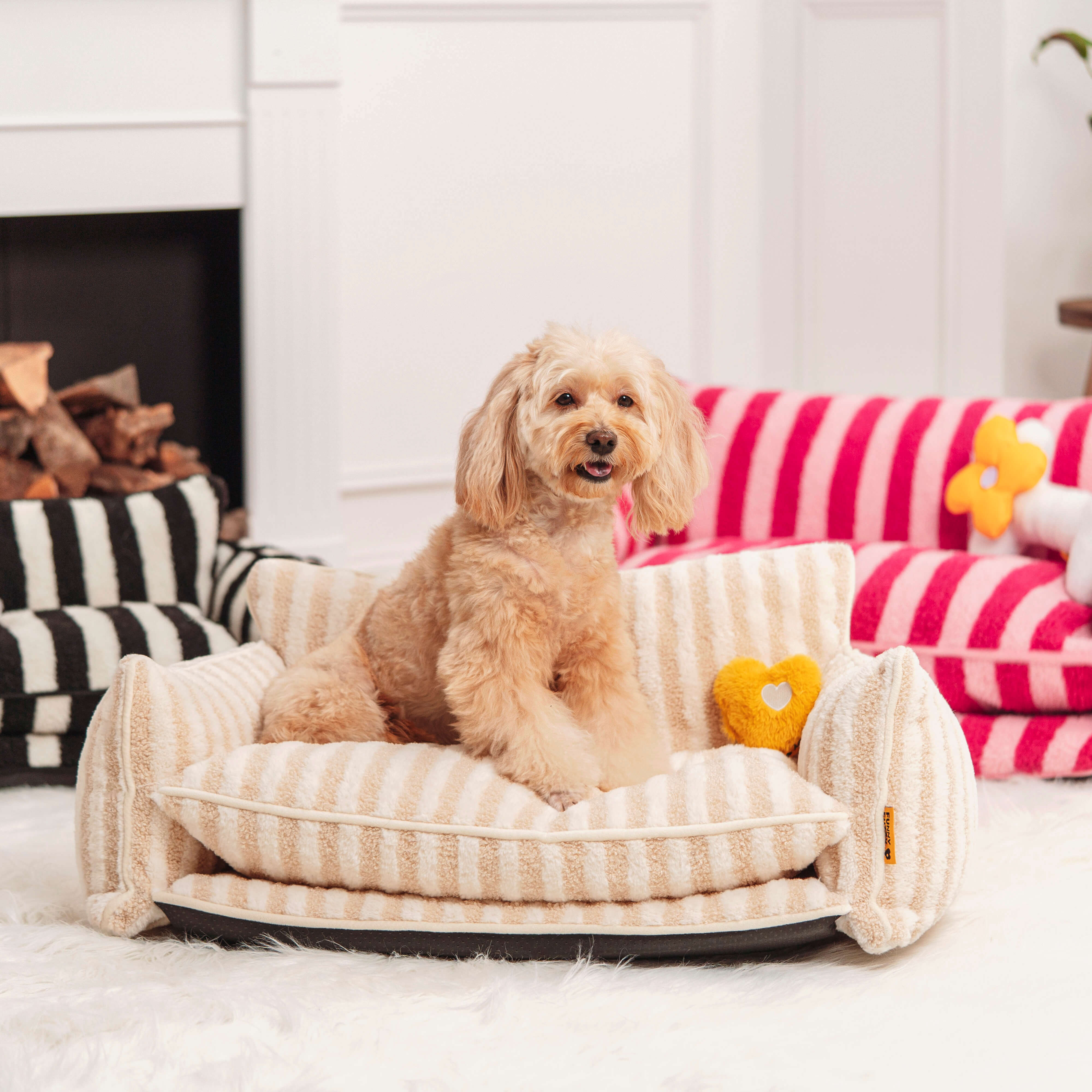 Dog Bed | Faux Lambswool Double Layer Sofa Bed | Cozy Comfort, Easy to Clean, Durable Design 6