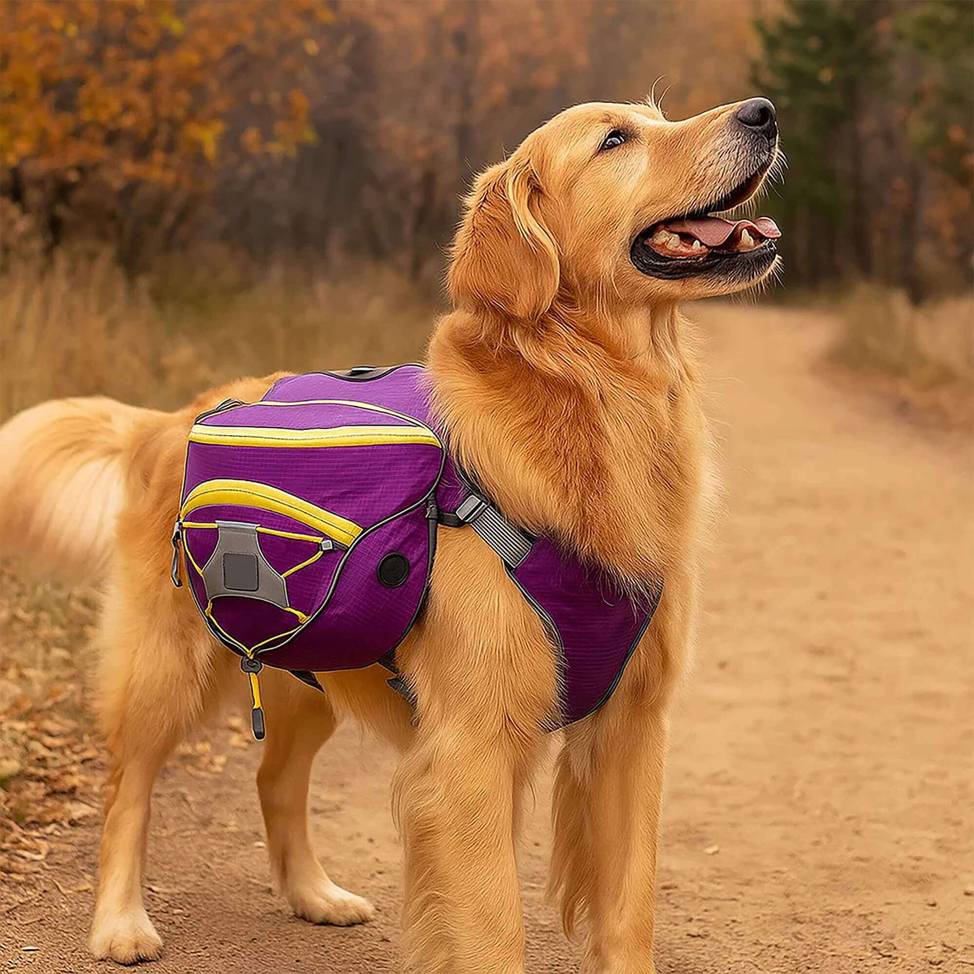 Dog Harness Backpack | Waterproof Design with Ergonomic Comfort for Small to Medium Dogs 4