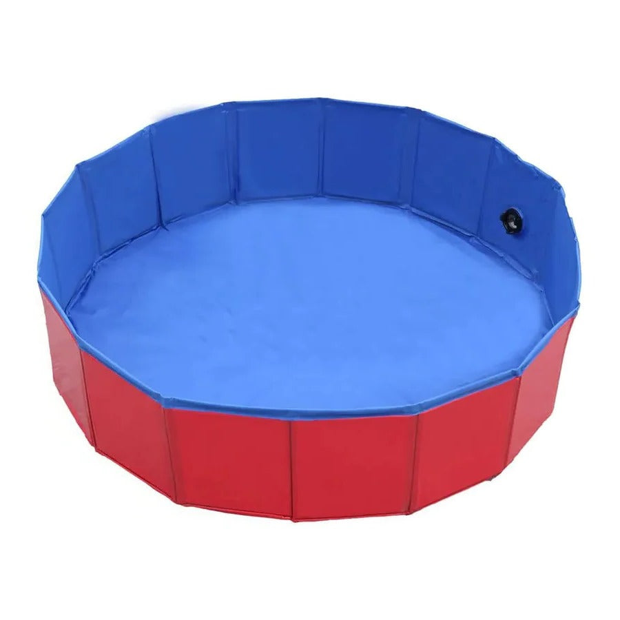 Dog Pool | Foldable Dog Swimming Pool for Bathing & Play | Durable Composite Fabric, Tool-Free Setup 4