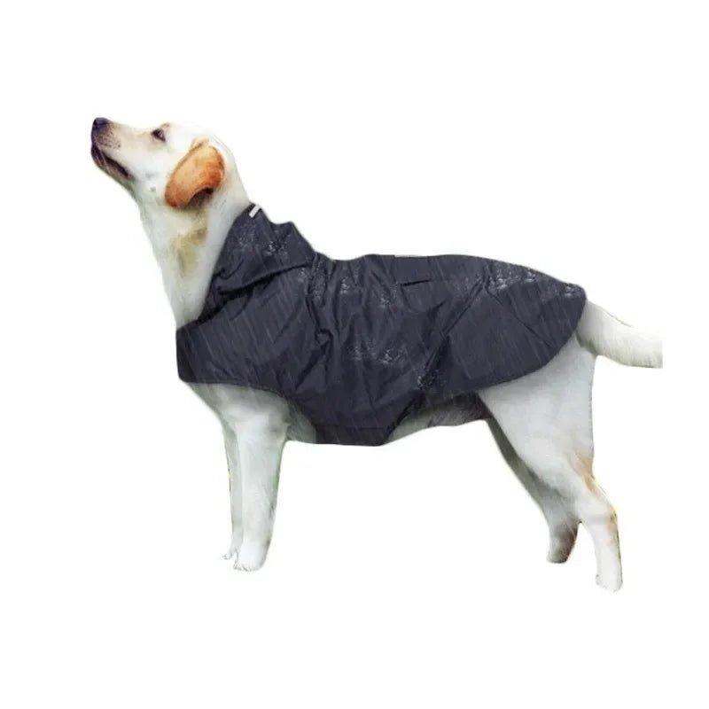 Dog Raincoat | Waterproof Polyester with Reflective Safety Band | Ultimate Rain Protection for Dog Walking 4