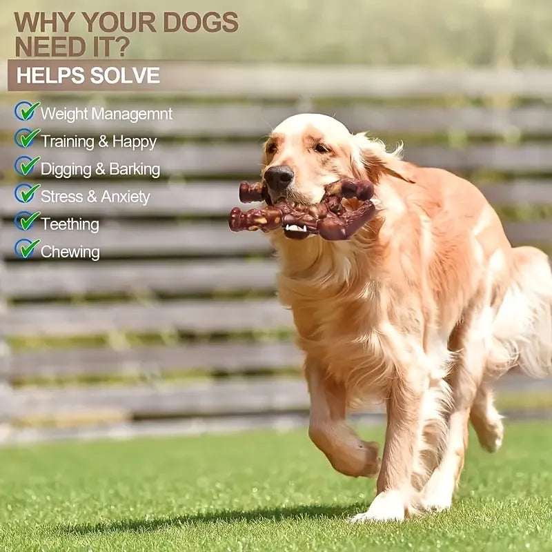 Durable Dog Chew Toy | Indestructible Dog Toys with Teeth Cleaning Feature | Tough Companion for Heavy Chewers 3