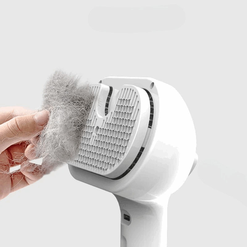 Gentle Grooming Brush for Pets with Integrated Spray Function | Reduces Loose Hair & Detangles for a Shiny Coat 1
