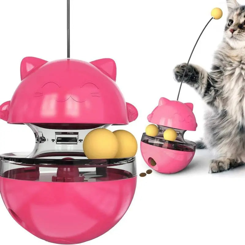 Interactive Cat Wobble Toy | 3-in-1 Design with Treat Dispenser for Fun and Stimulation 10