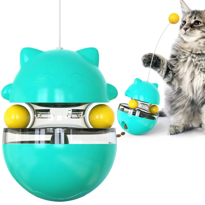 Interactive Cat Wobble Toy | 3-in-1 Design with Treat Dispenser for Fun and Stimulation 7