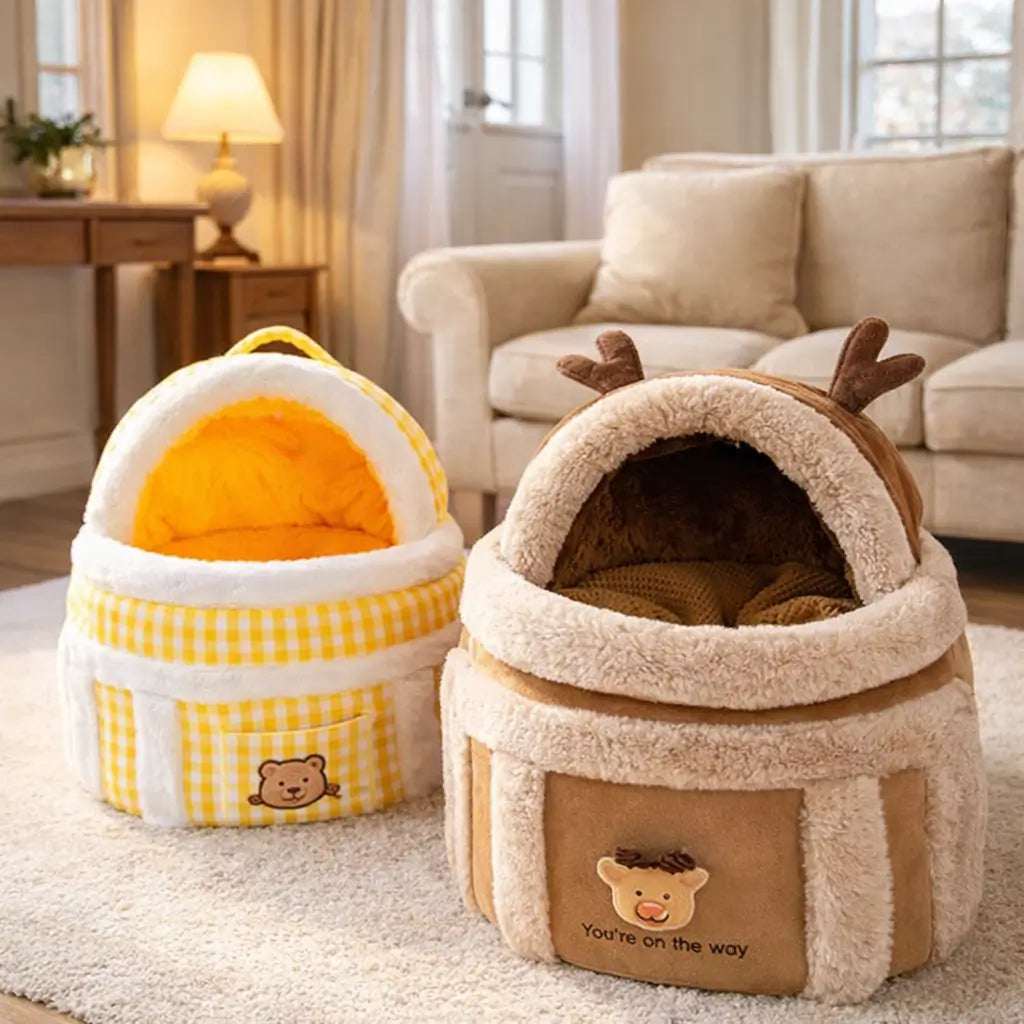 Plush Dog Carrier | Warm & Safe Carrier for Small Dogs 7