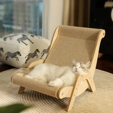 Cat Scratching Lounge Chair