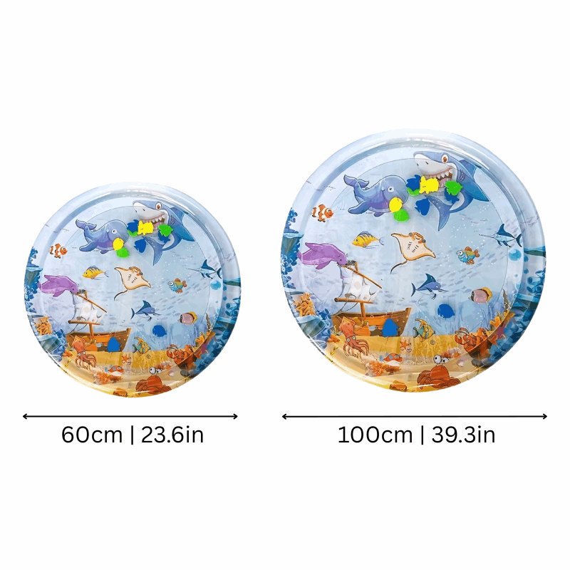 Splashora | Sensory Water Mat for Pets with Interactive Fish | Cooling Playtime for Cats and Dogs 2