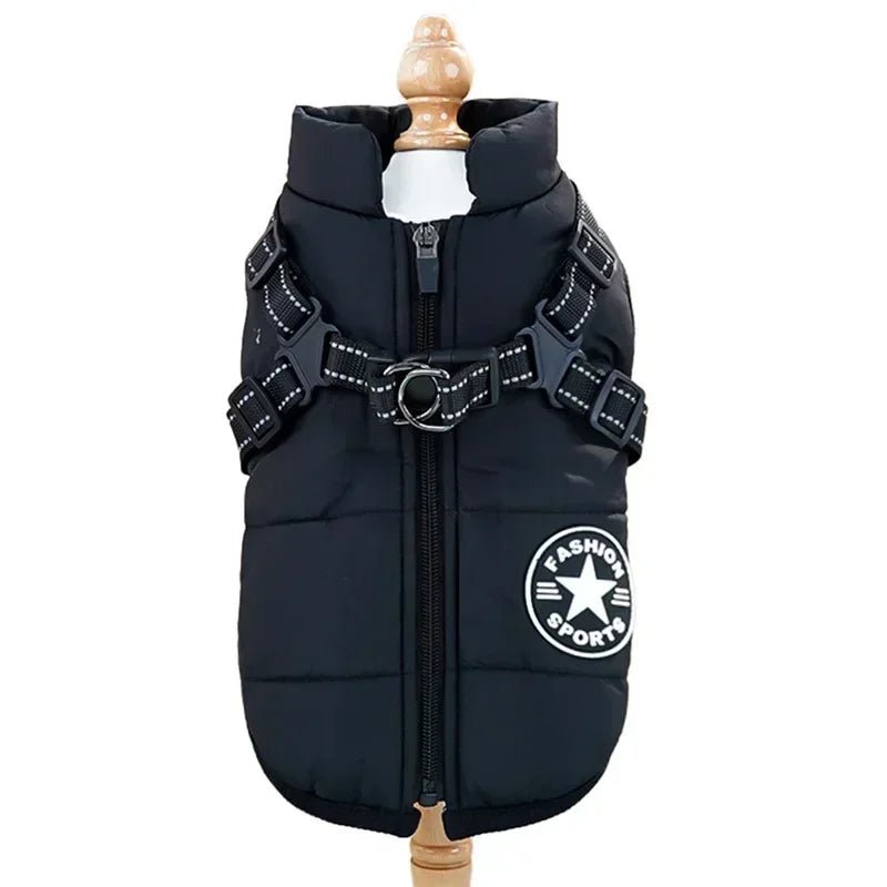 Waterproof Dog Coat | Fleece Lining with Integrated Harness | Ultimate Comfort and Safety for All Weather 14