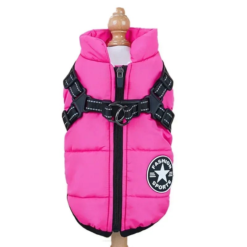 Waterproof Dog Coat | Fleece Lining with Integrated Harness | Ultimate Comfort and Safety for All Weather 10