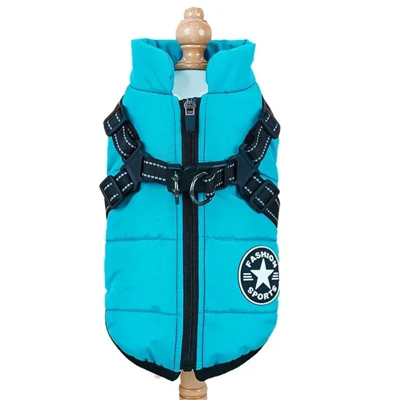 Waterproof Dog Coat | Fleece Lining with Integrated Harness | Ultimate Comfort and Safety for All Weather 13