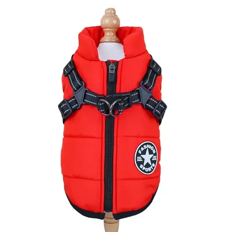 Waterproof Dog Coat | Fleece Lining with Integrated Harness | Ultimate Comfort and Safety for All Weather 9