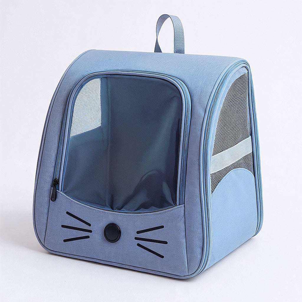 WhiskerView | Cat Backpack Carrier with Lightweight Design & Ventilation | Comfortable Travel Solution for Cats 5