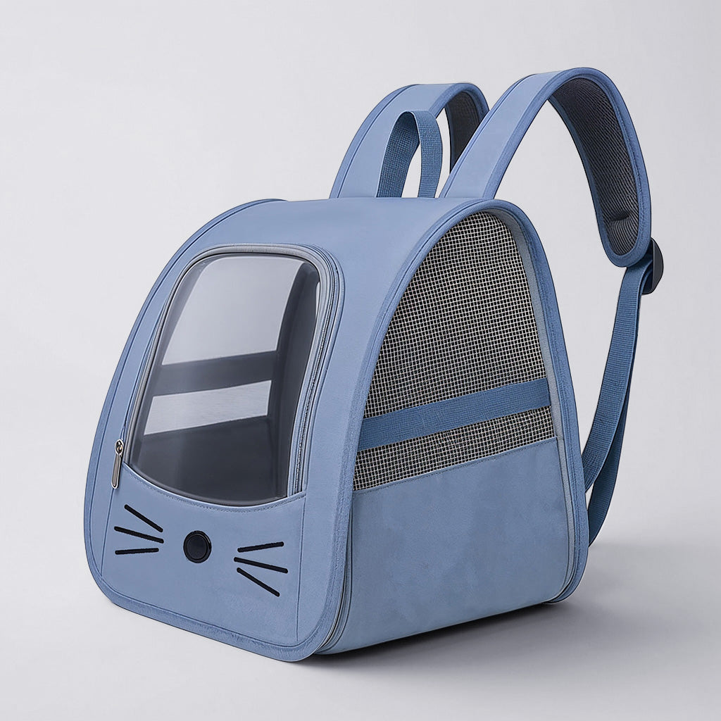WhiskerView | Cat Backpack Carrier with Lightweight Design & Ventilation | Comfortable Travel Solution for Cats 6