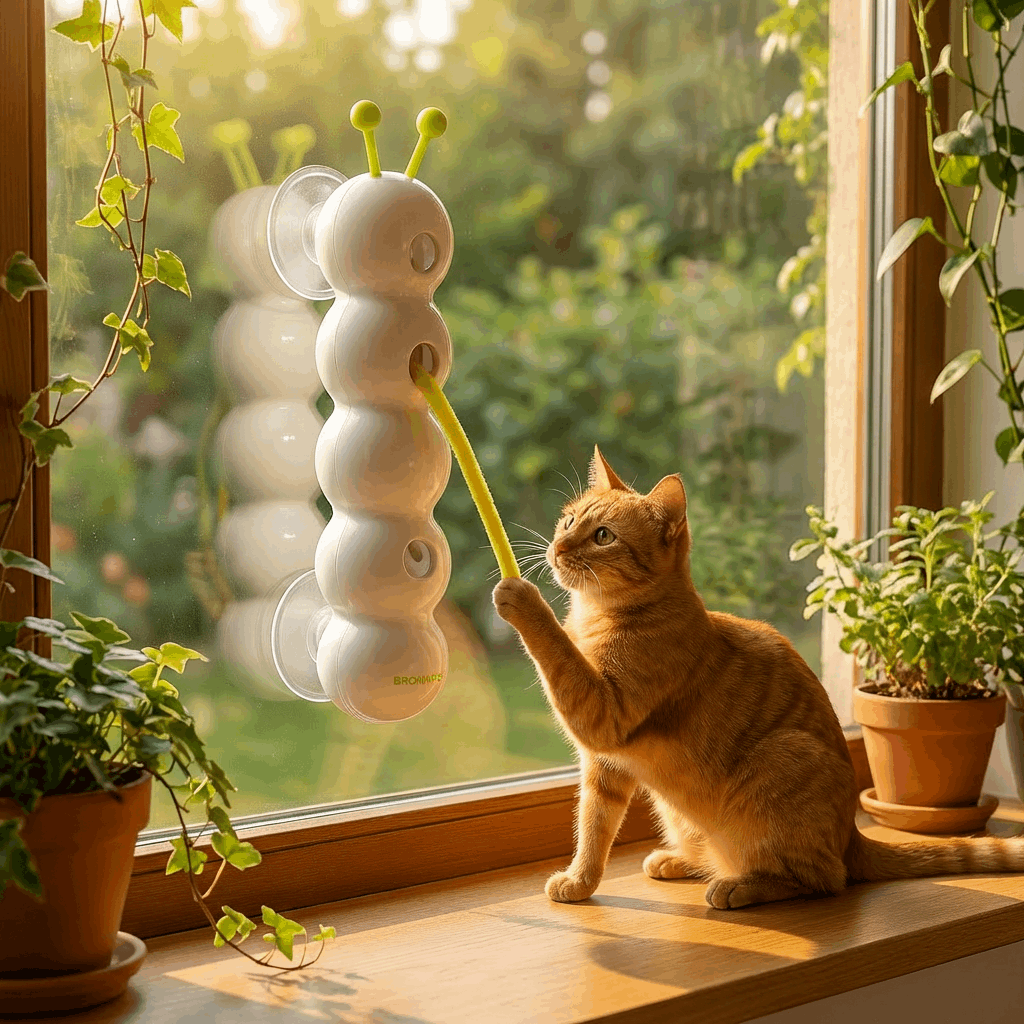 WuselWurm | Interactive Cat Toy with Movable Worm for Active Play 0