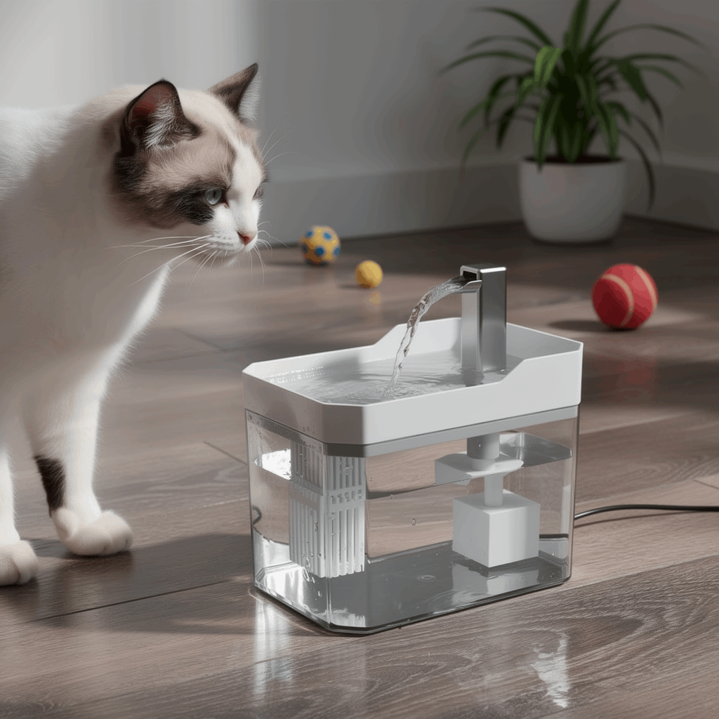 HydraPet | Smart Pet Drinking Fountain with Adjustable Flow | 1.5L Capacity for Fresh Hydration 0