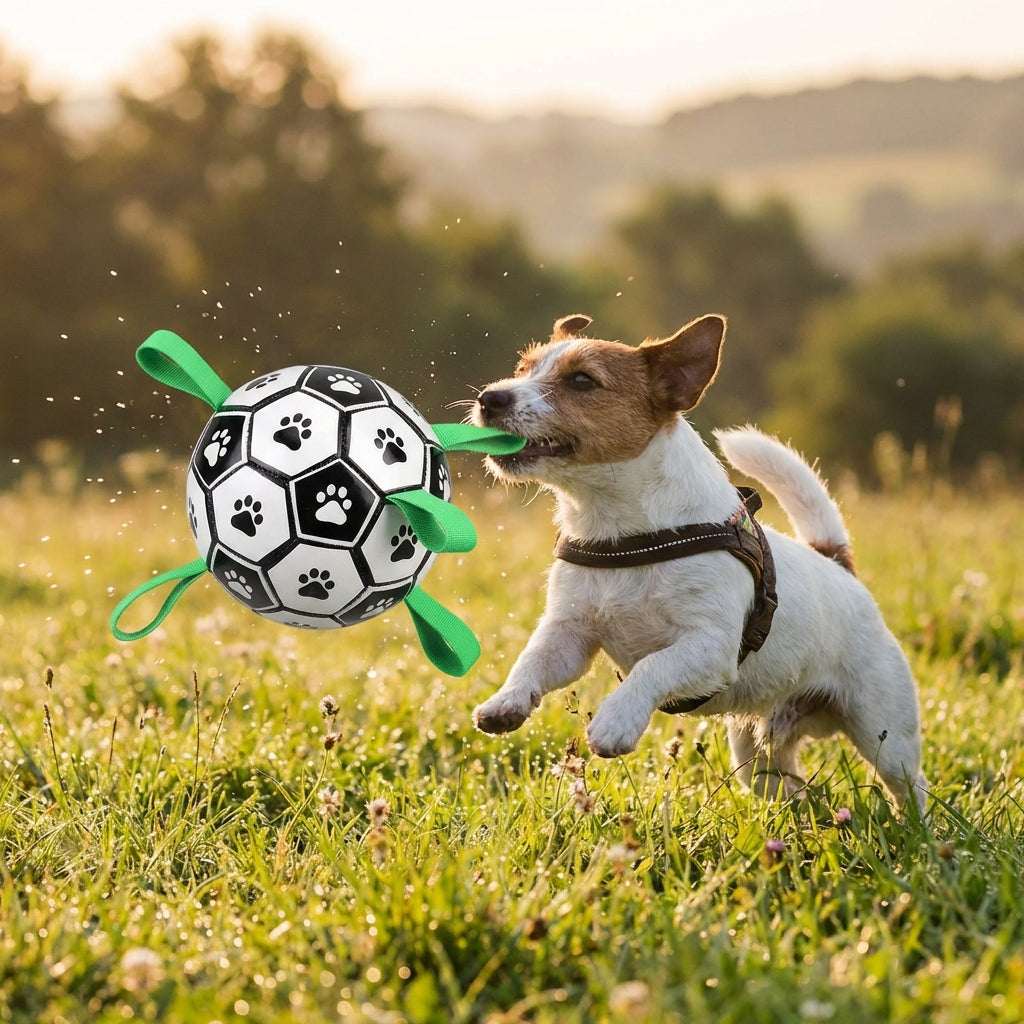 PupKick | Interactive Dog Toy Soccer Ball with Durable Design | Unpredictable Bounces for Endless Fun 0