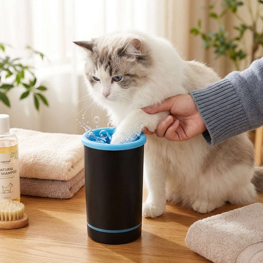 Electric Dog Paw Cleaner – Automatic Mud Remover with Soft Silicone Bristles 0