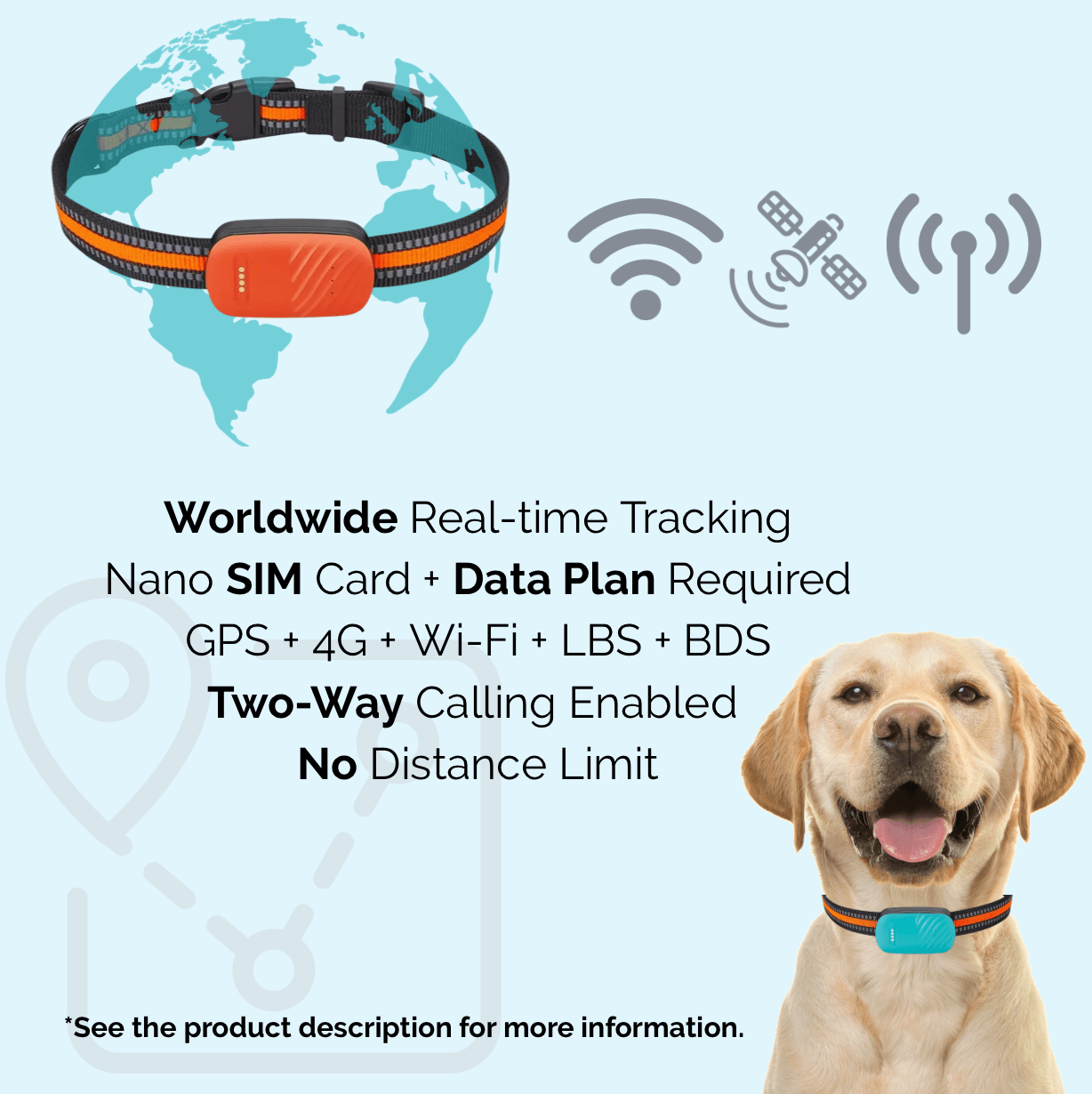 4G GPS Tracker for Dogs and Cats 2