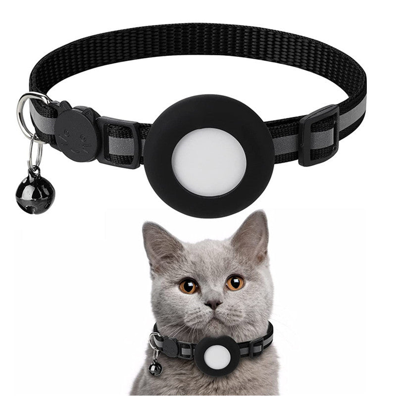 AirTag Cat Tracker Collar with Reflective Stripes | Lightweight Design for Safety and Comfort 7