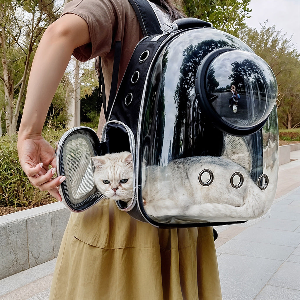 AstroPod | Cat Backpack Carrier with Bubble Window & Breathable Design | Secure and Comfortable Travel for Your Kitty 6