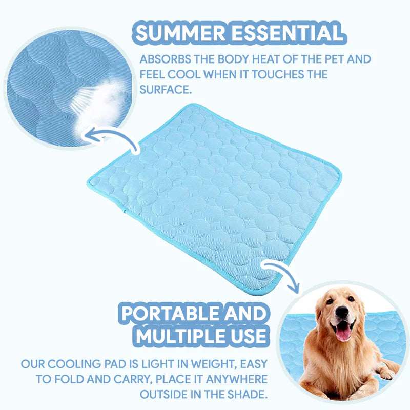 Calm Pet | Dog Cooling Mat with 3-Layer Design | Comfortable Relief from Heat 7