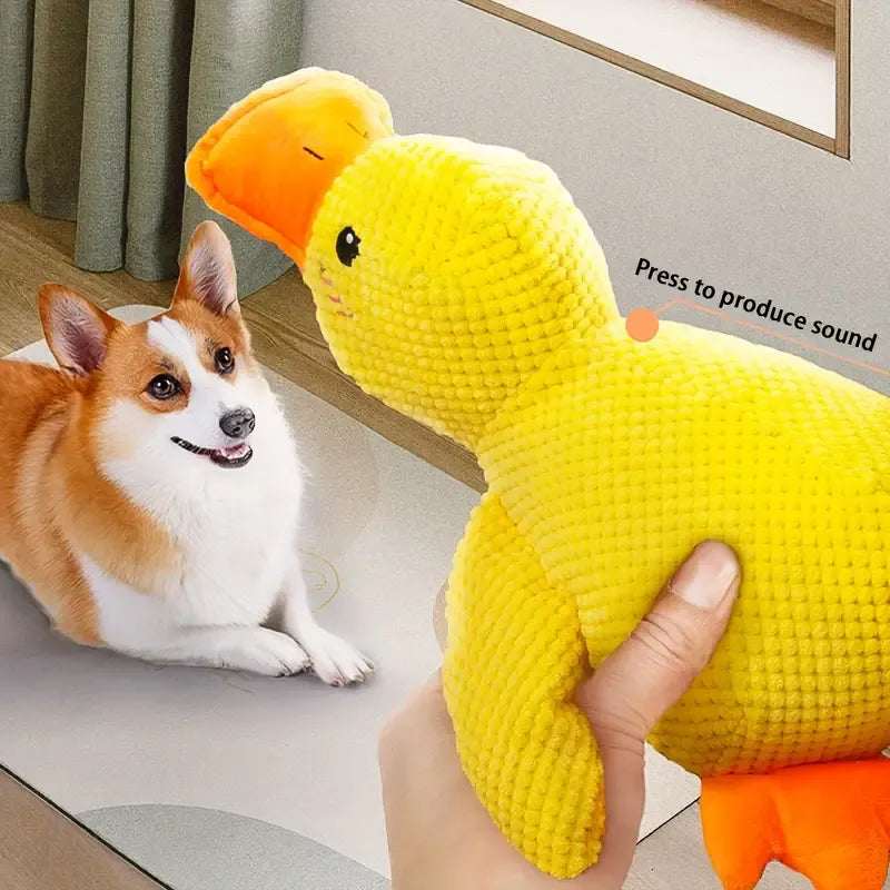 Calming Duck | Tough Dog Toy with Quacking Sound | Interactive Play for All Dogs 5