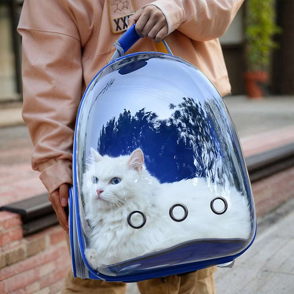 ClearView | Cat Backpack Carrier with Clear Window & Ventilation Ports | Secure Travel for Cats 7