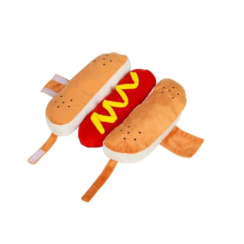 Cozy Dog Costumes | Hot Dog Outfit with Adjustable Fit | Lightweight Design for Fun Halloween Celebrations 1