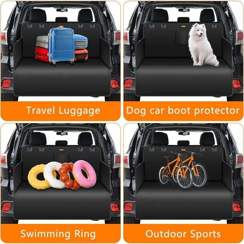 Dog Car Seat Cover | Waterproof Hammock Design with Non-Slip Backing | Ultimate Protection for Back Seat Travel 6