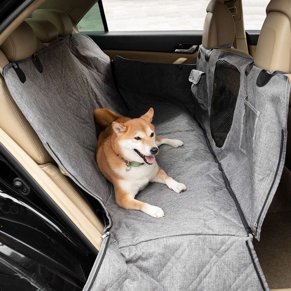 Dog Car Seat Cover | Waterproof Oxford Fabric with Anti-Scratch Protection | Comfortable Travel Solution for Pets 0