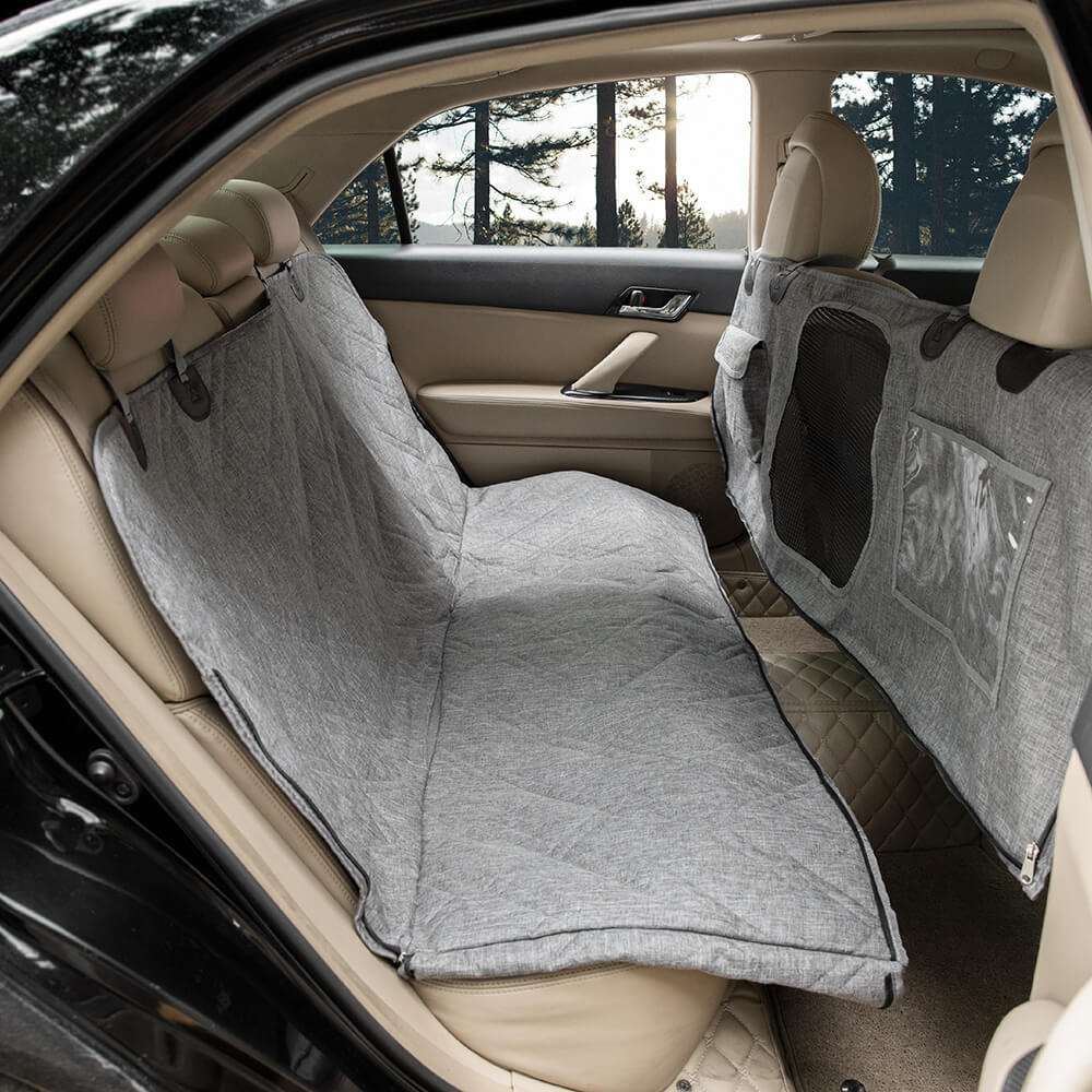 Dog Car Seat Cover | Waterproof Oxford Fabric with Anti-Scratch Protection | Comfortable Travel Solution for Pets 4
