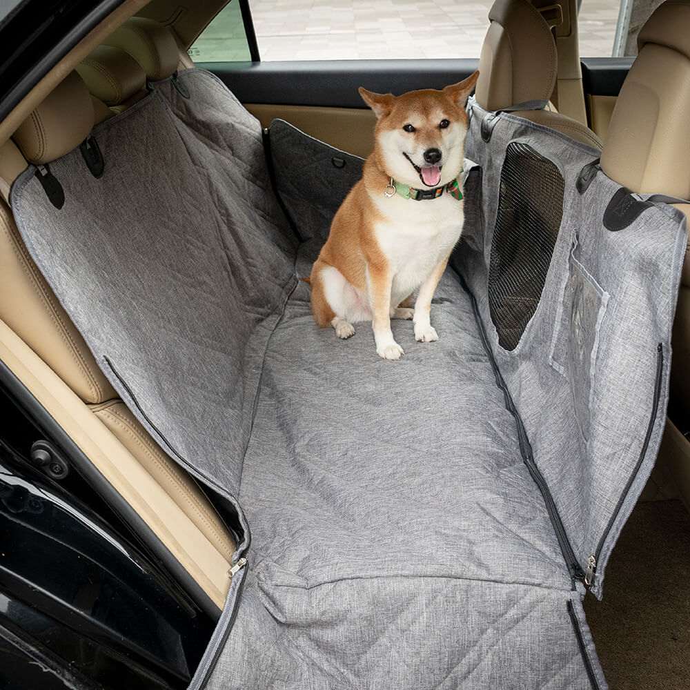 Dog Car Seat Cover | Waterproof Oxford Fabric with Anti-Scratch Protection | Comfortable Travel Solution for Pets 8