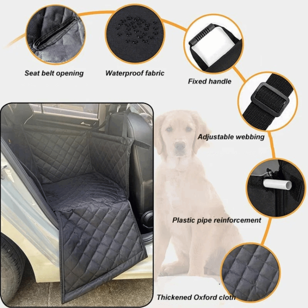 Dog Car Seat | Secure Reinforced Frame | Waterproof Fabric | Universal Fit for Most Cars | Comfortable Travel 2