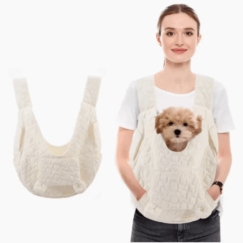 Dog Carrier Bag | Soft Cotton with Ergonomic Design | Comfortable Travel Solution for Small Pets 9