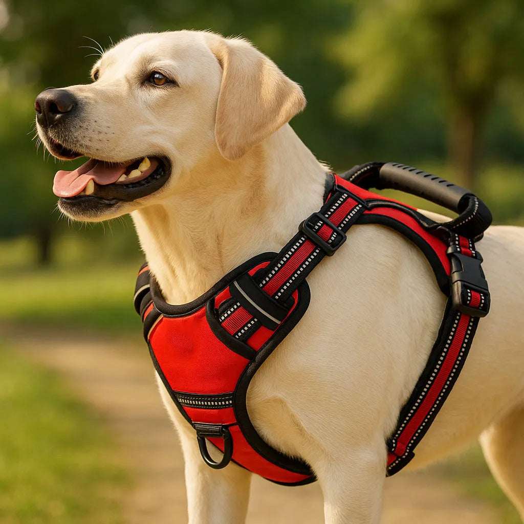 Dog Harness | Reflective No Pull Design for Comfortable Control | Adjustable Fit for Small to Large Dogs 0
