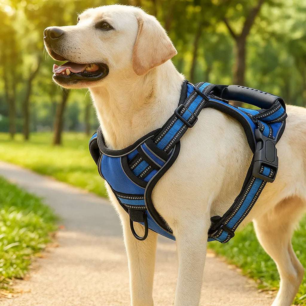 Dog Harness | Reflective No Pull Design for Comfortable Control | Adjustable Fit for Small to Large Dogs 1