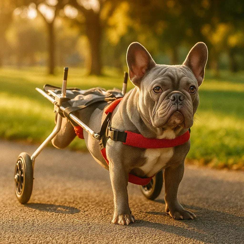 Dog Wheelchair | Adjustable Canine Mobility Cart for Rear Leg Support | Ultralight Aluminum Frame & Puncture-Proof Wheels 1