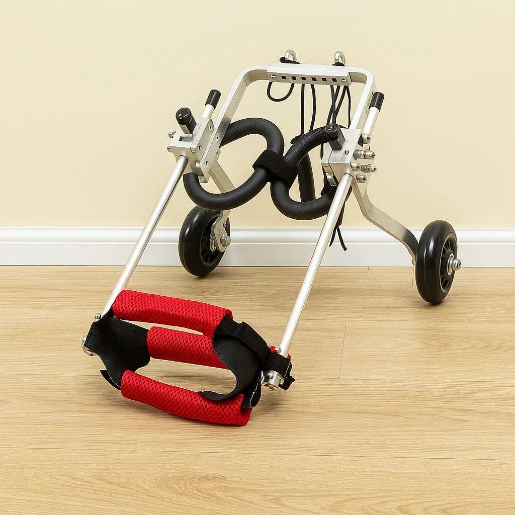 Dog Wheelchair | Adjustable Canine Mobility Cart for Rear Leg Support | Ultralight Aluminum Frame & Puncture-Proof Wheels 3