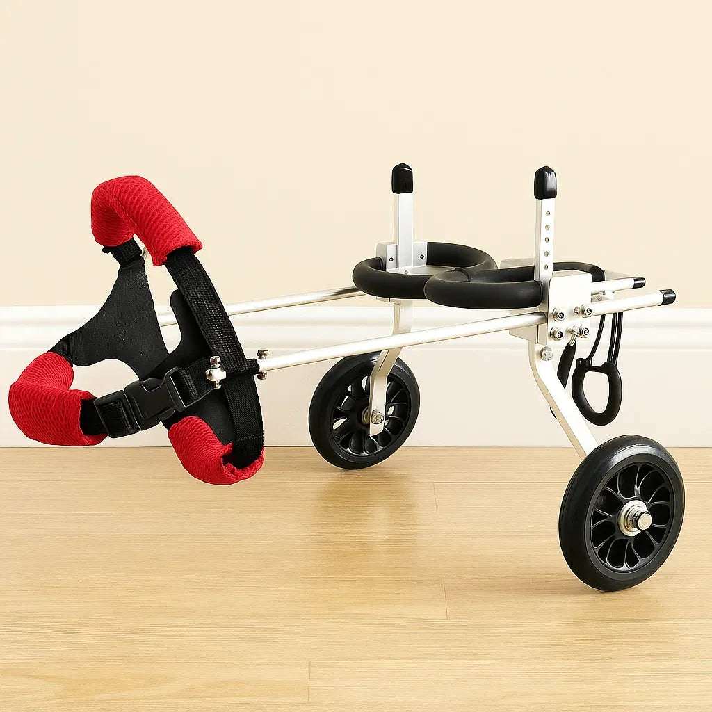 Dog Wheelchair | Adjustable Canine Mobility Cart for Rear Leg Support | Ultralight Aluminum Frame & Puncture-Proof Wheels 2