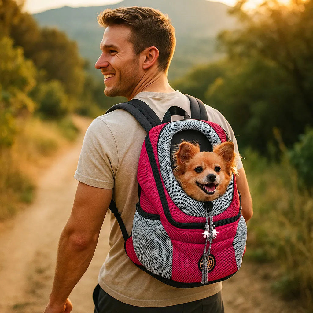 Dog Backpack | Comfortable Dog Rucksack Carrier for Hiking with Adjustable Straps and Breathable Material 1