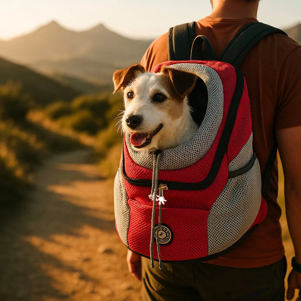 Dog Backpack | Comfortable Dog Rucksack Carrier for Hiking with Adjustable Straps and Breathable Material 4