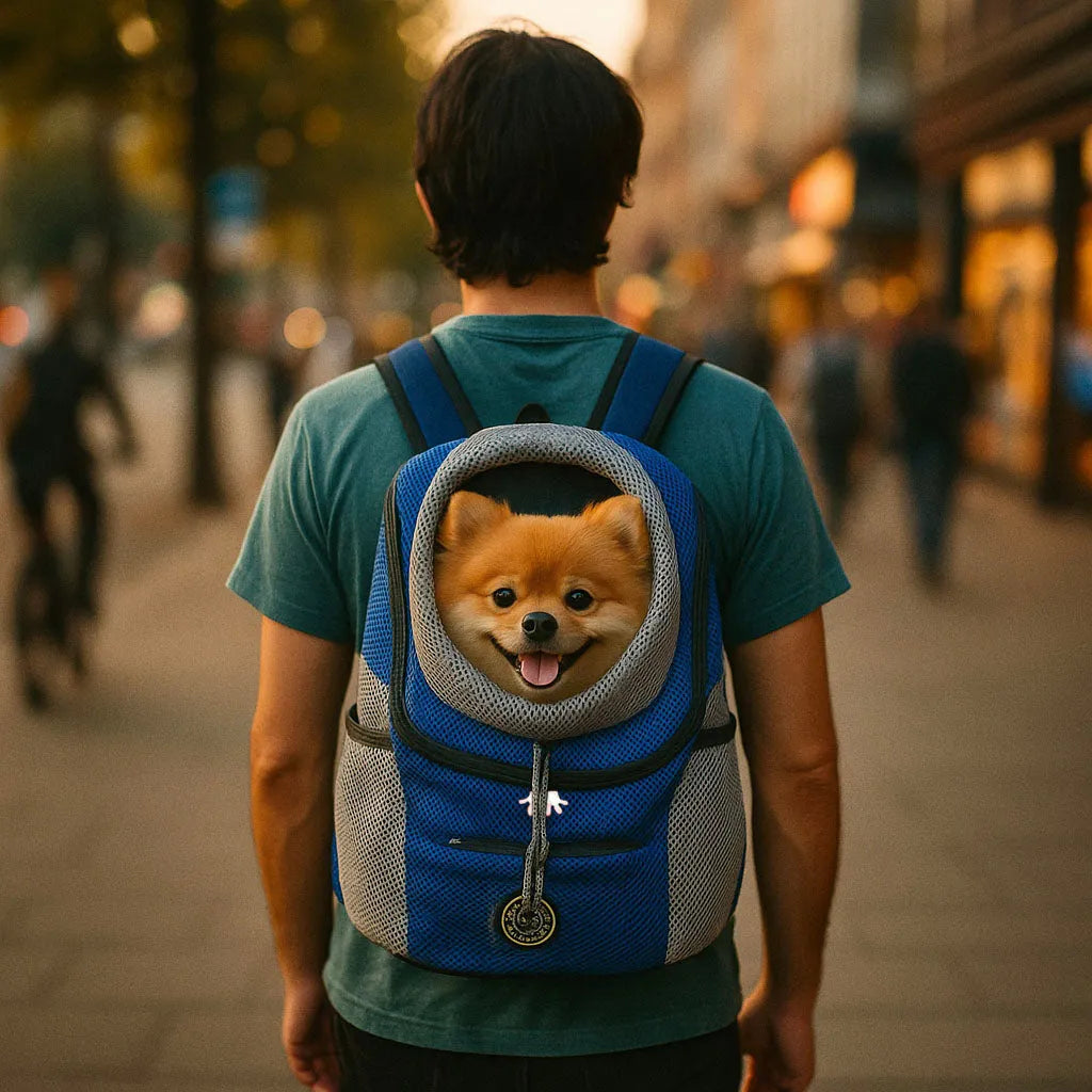 Dog Backpack | Comfortable Dog Rucksack Carrier for Hiking with Adjustable Straps and Breathable Material 7